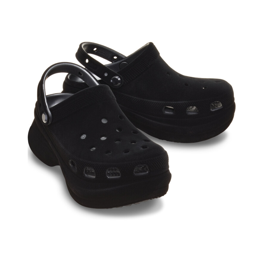 Bae Velvet Clog W Black