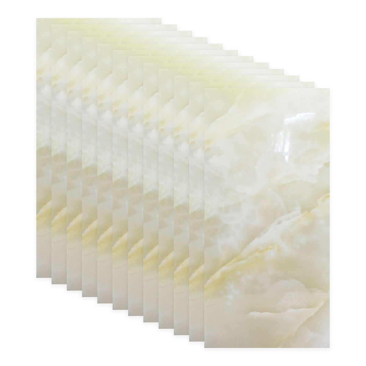 Set x12 placas autoadhesivas 30cm x 60cm x 2.2mm - MARMOL BEIGE 