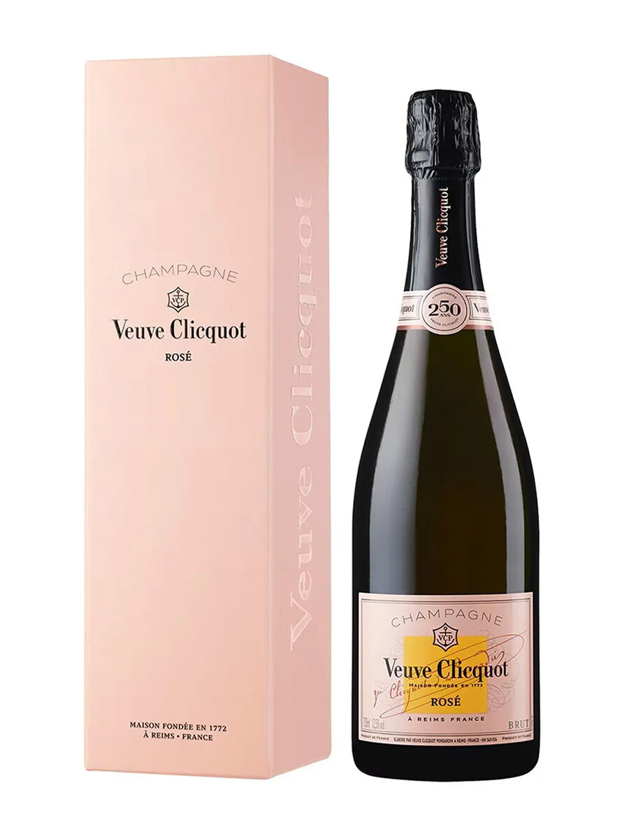 Champagne Veuve Clicquot Rosé con Estuche 750 ml 