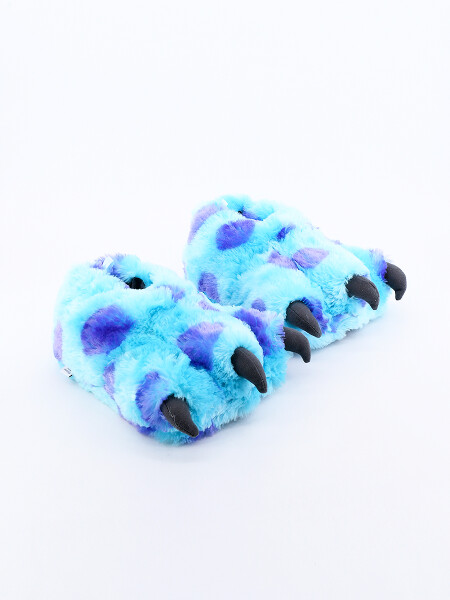 PANTUFLAS SULLEY CLAWS TURQUESA