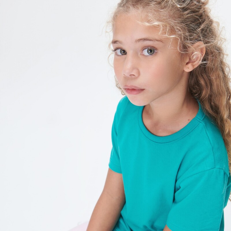 CAMISETA MM INFANTIL VERDE ESCURO
