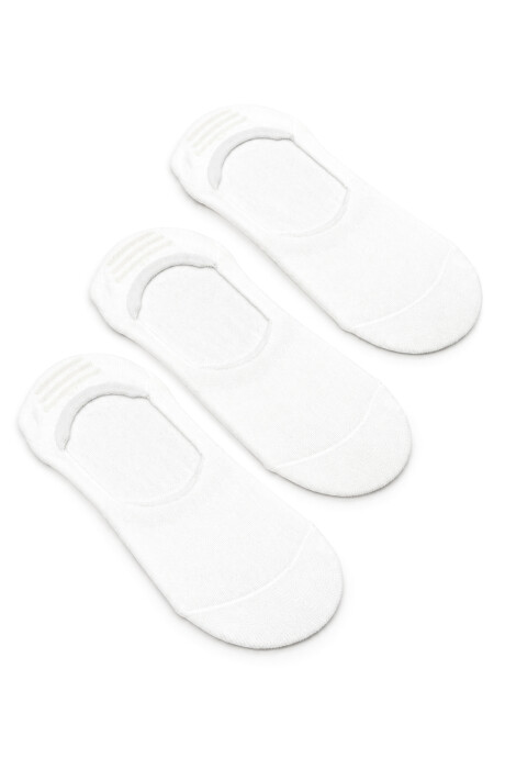 Medias Invisible Sirius, Pack X 3 Color Unico