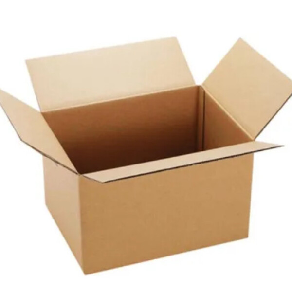 CAJA DE CARTON CORRUGADO MARRON AUTOARMABLE 34X30X22.5 CM. MARRON