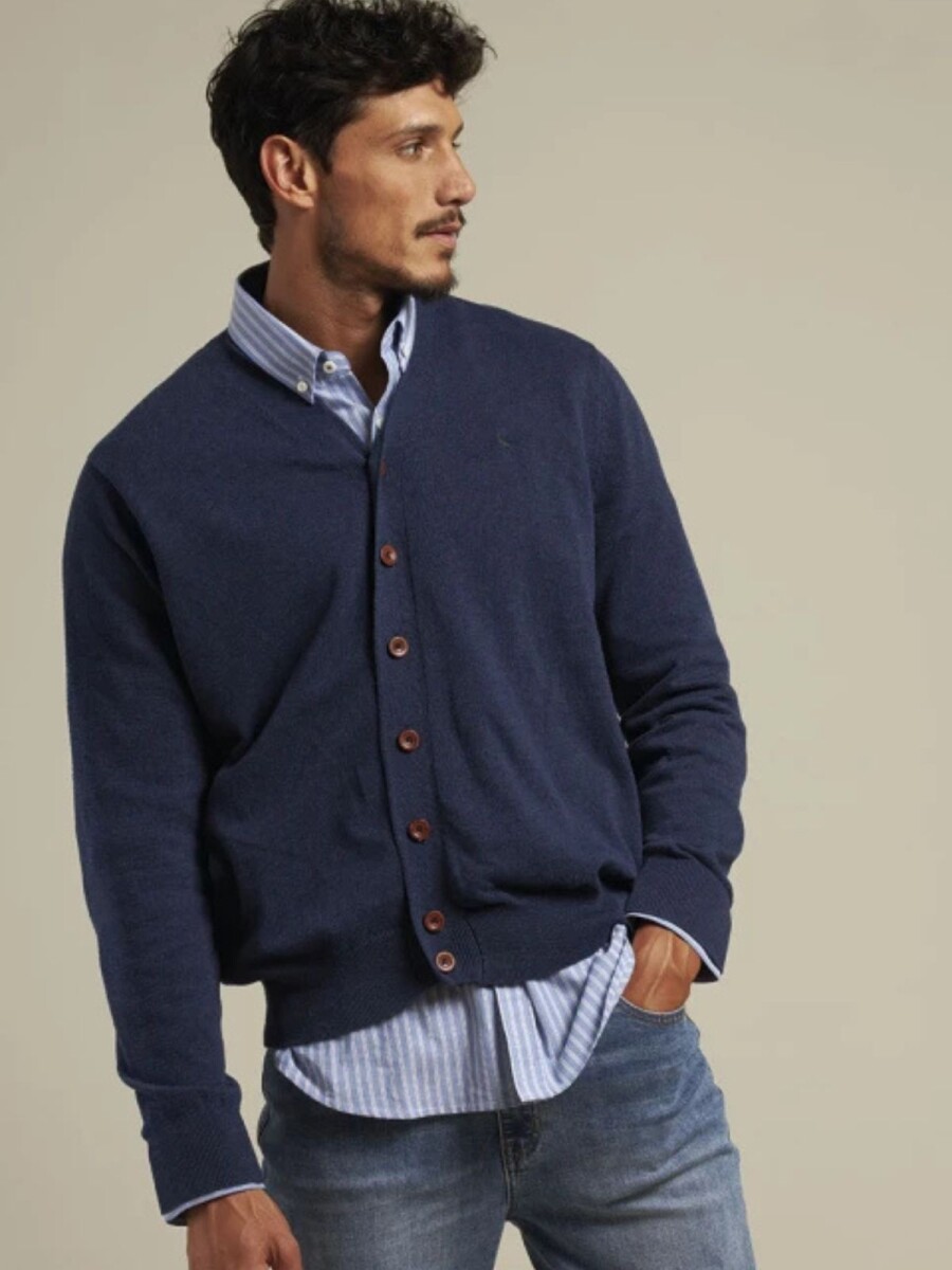 Saco Hombre Tejido Polanco - Azul 