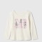 V-FRCH LS BF LOGO T IVORY FROST