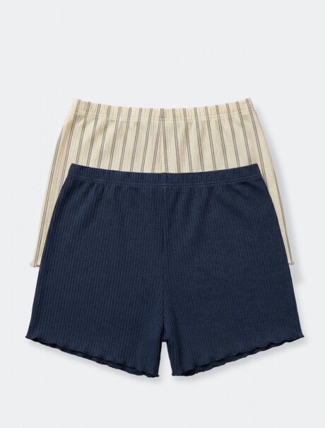 CONJUNTO DE 2 SHORTS DE PIJAMA MULTICOLOR