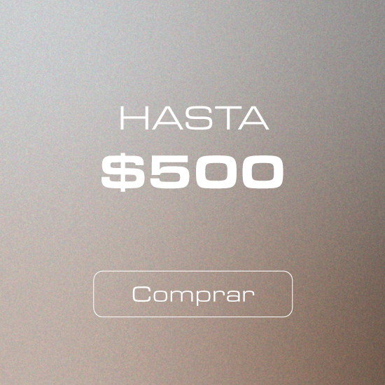 Hasta 500