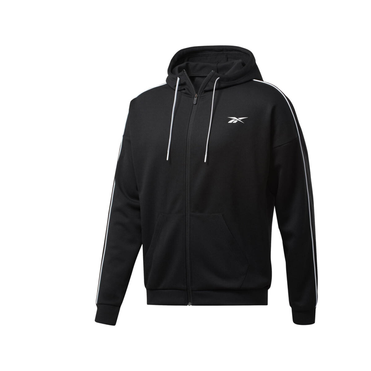 CAMPERA REEBOK WOR DBLKNT FZ HOODI - Black 