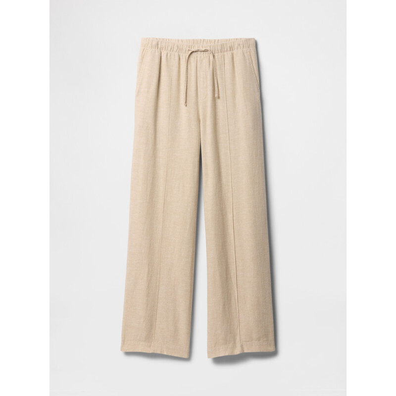 V-LINEN PULL ON WL FLAX LINEN
