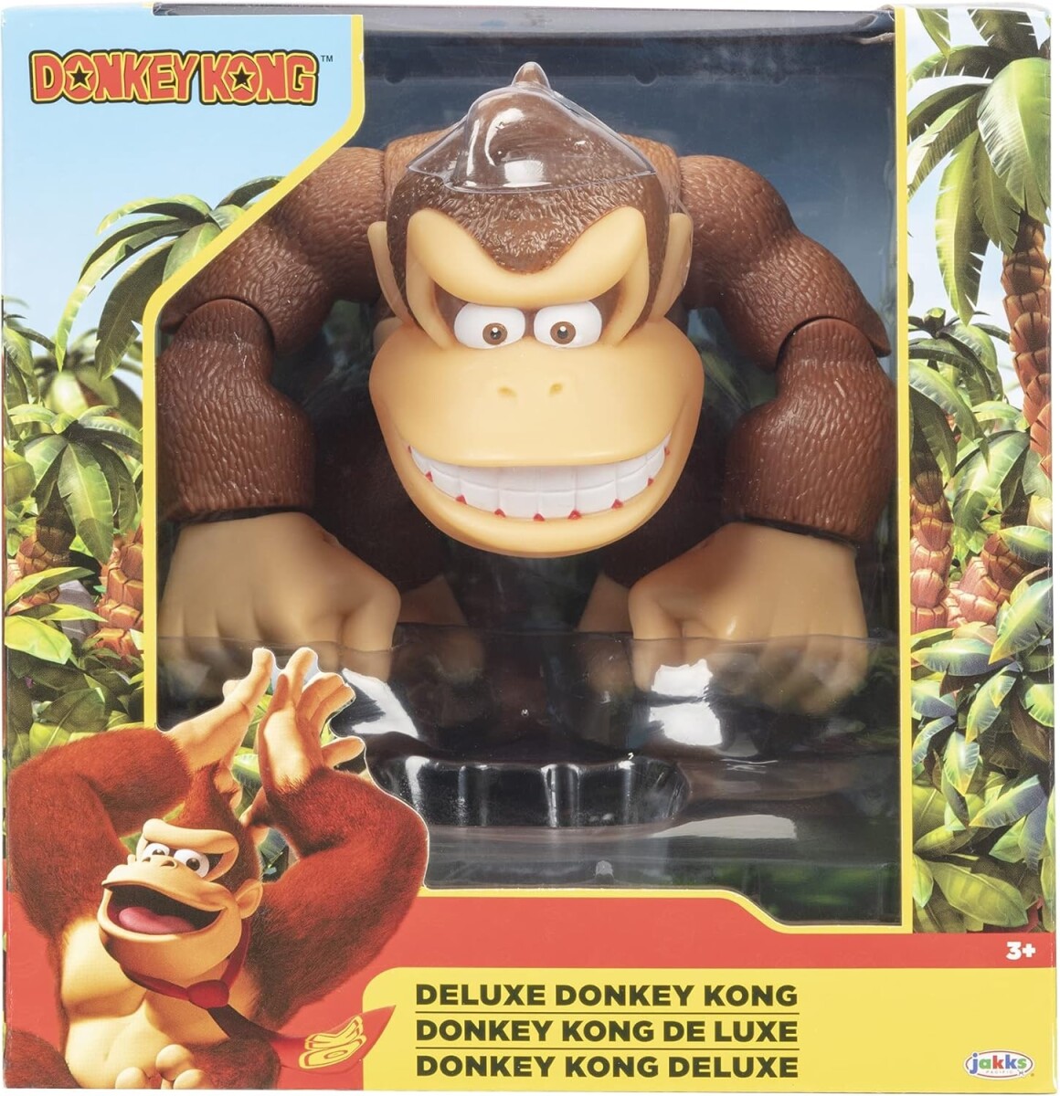 Super Mario Donkey Kong - Figura de acción de lujo de 6 pulgadas 