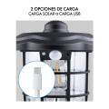 Antorcha estaca 68cm carga solar o USB Antorcha estaca 68cm carga solar o USB