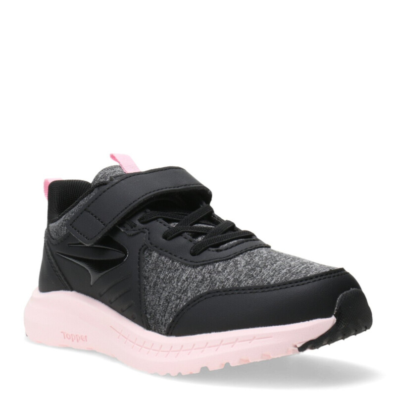 Championes Infantiles Topper Wind IV Negro - Rosa