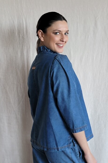 Camisa Carlotta Denim Azul