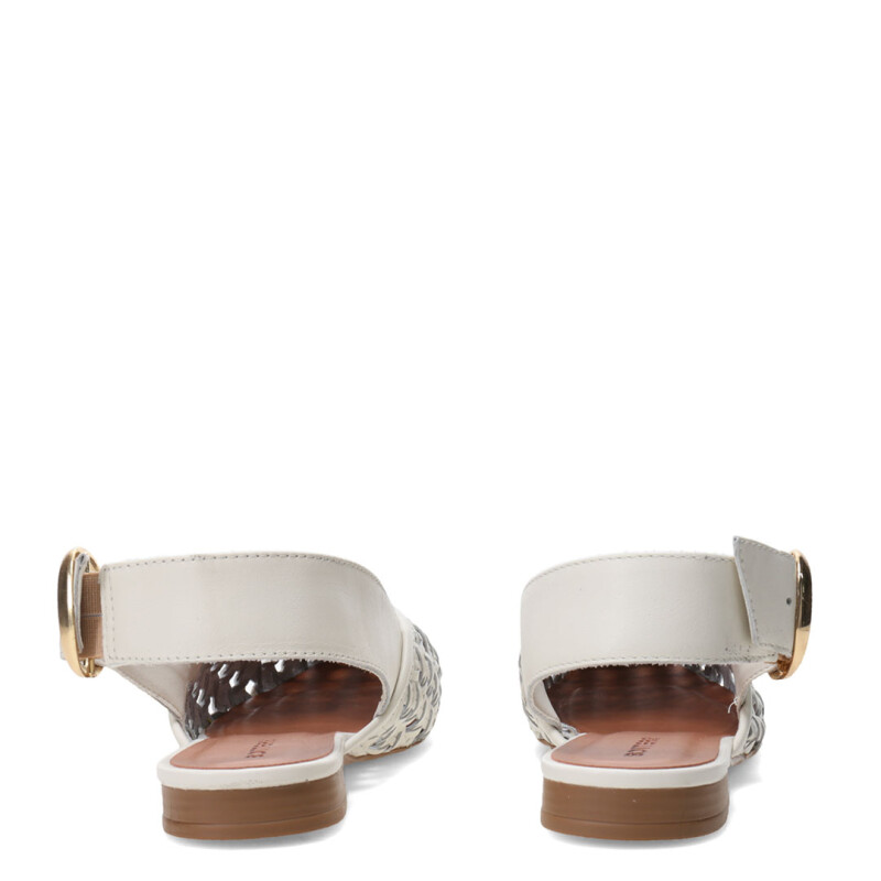 Zapatos de Mujer Bottero Tira Trasera Marfil