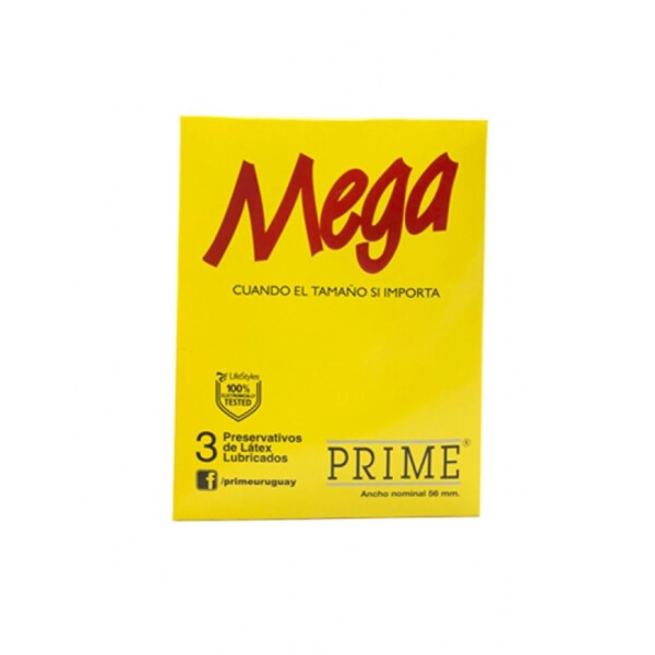 Preservativos Mega x3 – Prime Preservativos Mega x3 – Prime