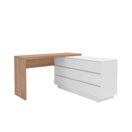 Escritorio esquinero Oring White e Itapua