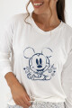 Pijama mickey blue flower Azul