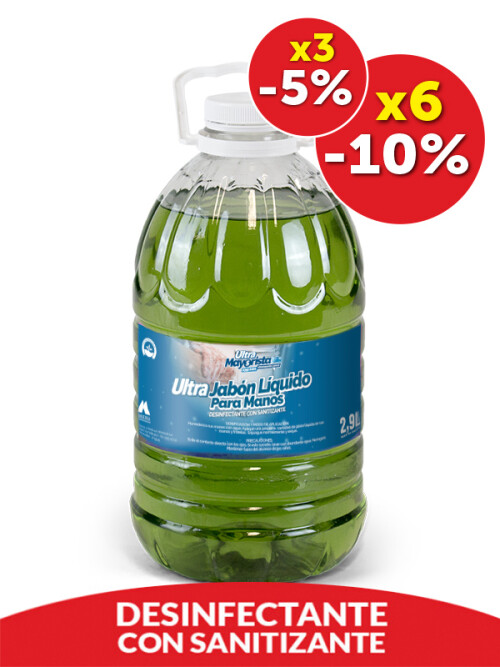 Jabón liquido para Manos Antibacterial Almendras 2,9 L