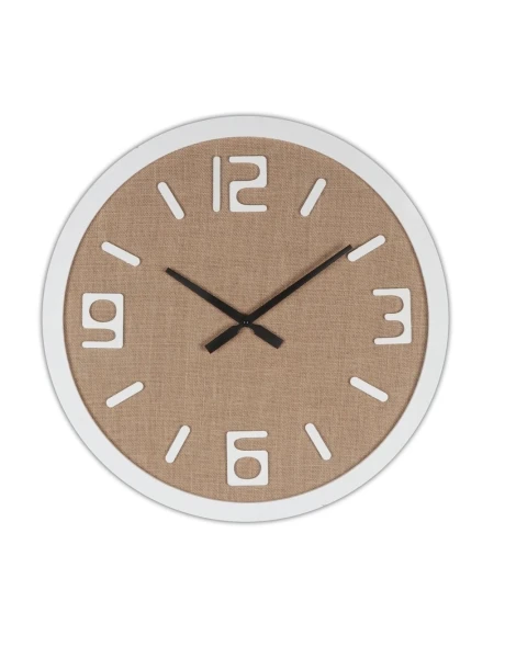 RELOJ DE PARED MDF 60X60X4CM CENTRO MARRON RELOJ DE PARED MDF 60X60X4CM CENTRO MARRON