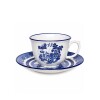 Taza cafe con plato Blue Willow 100 ml OXFORD Taza cafe con plato Blue Willow 100 ml OXFORD
