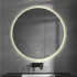 Espejo Led Redondo Para Baño Función Desempañado Led02 60cm ESPEJO REDONDO LED02 60CM LED INTERIOR