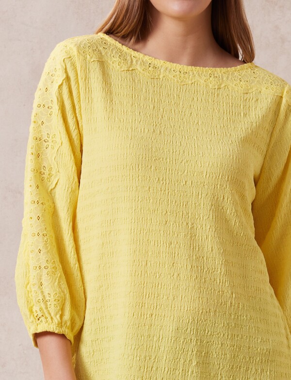 Blusa Broderie AMARILLO