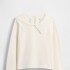 K2W HEART COLLAR TOP IVORY FROST
