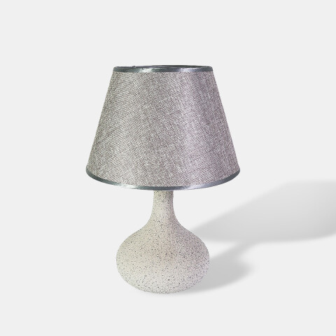 LAMPARA GRIS/GRIS COMB P/MESA 30X45CM Unica