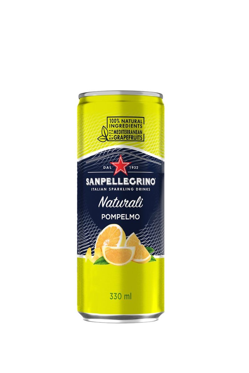 Agua Saborizada SANPELLEGRINO Pompelmo LT 330ml. pack x 4 unidades 