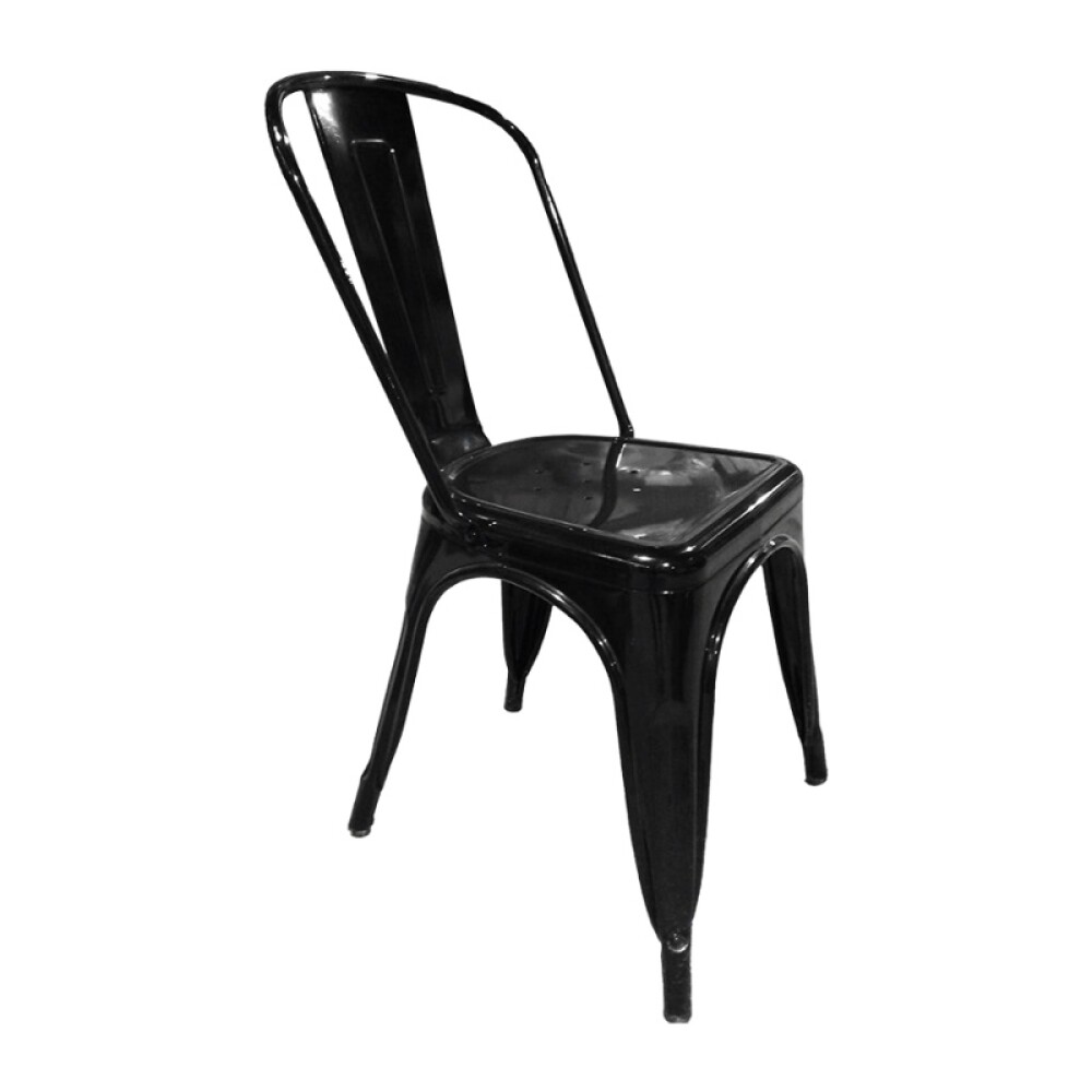 SILLA HABITARE METAL NEGRA Silla Habitare Metal Negra