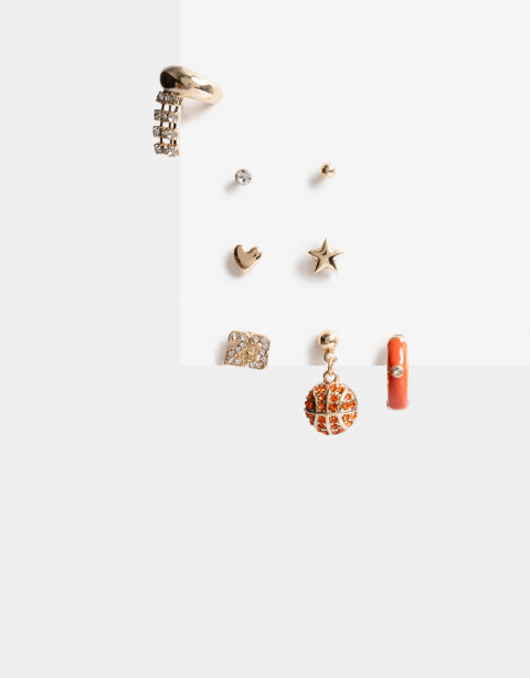 Aros Sets Color Set De Aros Athletic Bling - Dorado