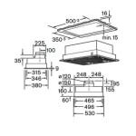 Campana de integración Bosch DHL555BL 53cm negro