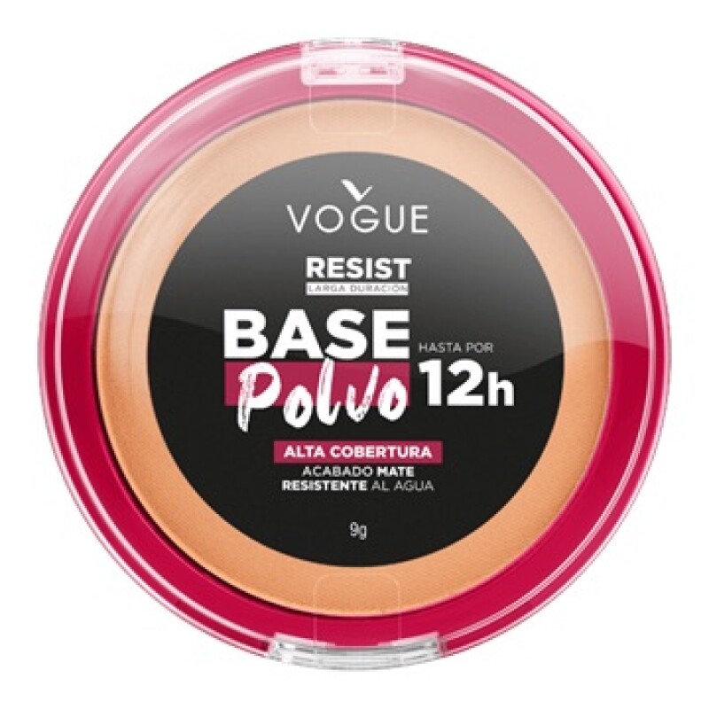 Base Polvo Resist Todo El Dia - Bronce - Vogue Base Polvo Resist Todo El Dia - Bronce - Vogue