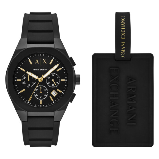 Reloj ARMANI EXCHANGE SYNC Silicona Negro Esfera 42mm 0