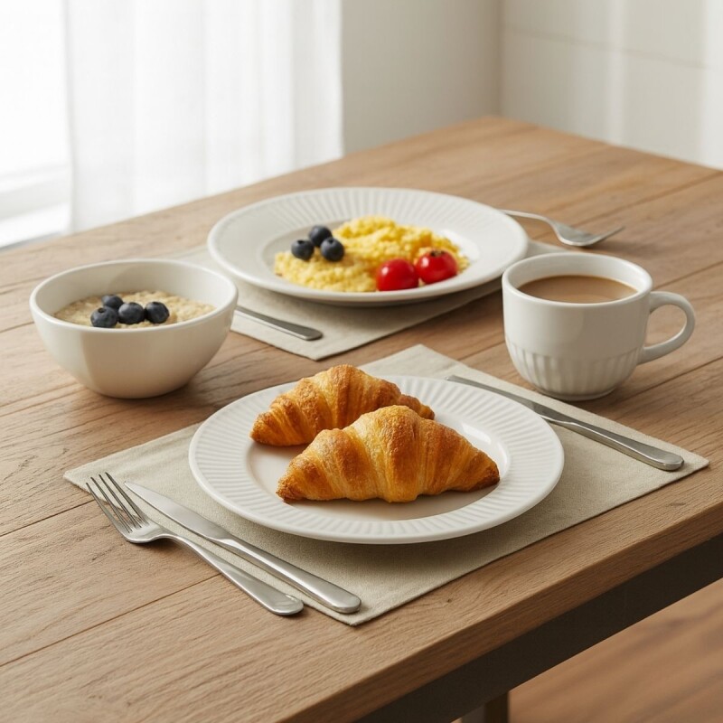 Juego vajilla 16pcs BLANCO