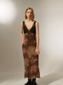Vestido Plica Estampado 1