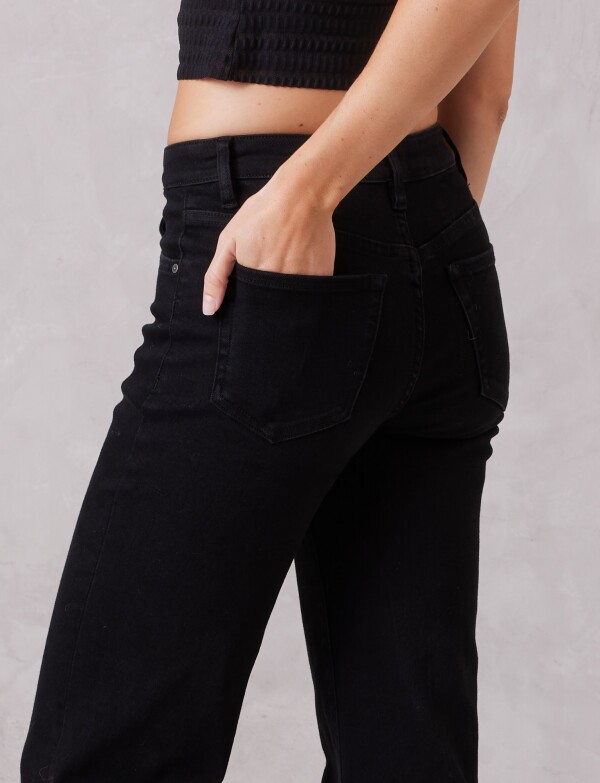 Jean Wide Leg NEGRO