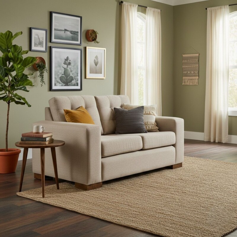 SOFA OSLO 2 PUESTOS - CREMA 305540 DISCONT (CD) Unica