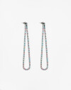 Aros Colgantes Largos Strass Aros Colgantes Largos Strass - Combinacion Multicolor