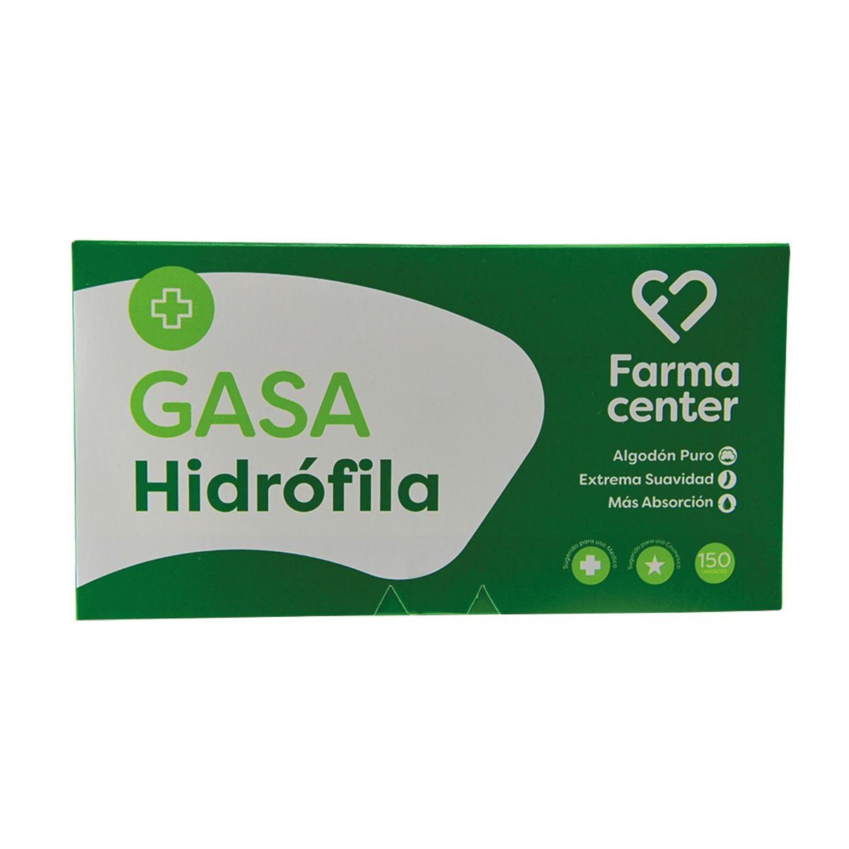 FARMACENTER GASA POTE X 150 UNID. 