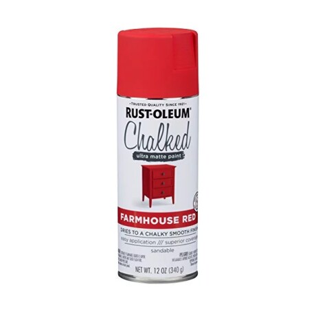 Esmalte Aerosol Tizado 340Gr - Blanco Lino Rust Oleum Rojo Campestre Rust Oleum