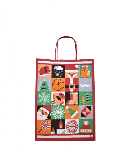 Bolsa fantasia luna 22x10x30 cm. SANTA CUBIC - navidad