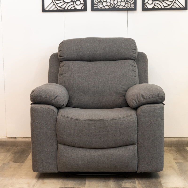 Reclinable Drink Gris 1 cuerpo Reclinable Drink Gris 1 cuerpo