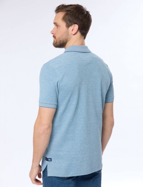 REMERA POLO LISA Petroleo