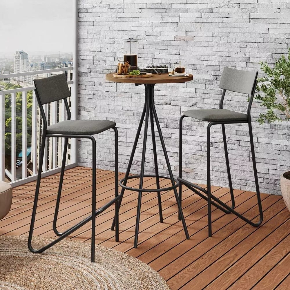 Mesa Desayunador Bistro Negro