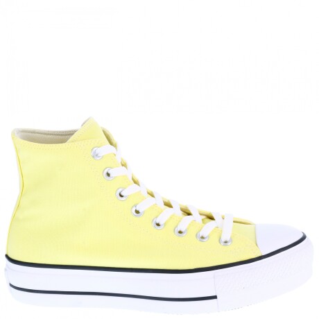 Championes Unisex Converse - All Star Lifte Hi Plataforma Amarillo