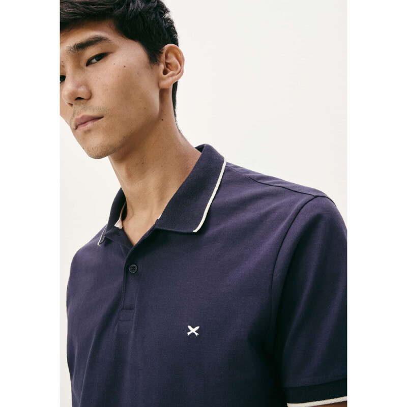 CAMISA POLO MM MASC AZUL ESCURO