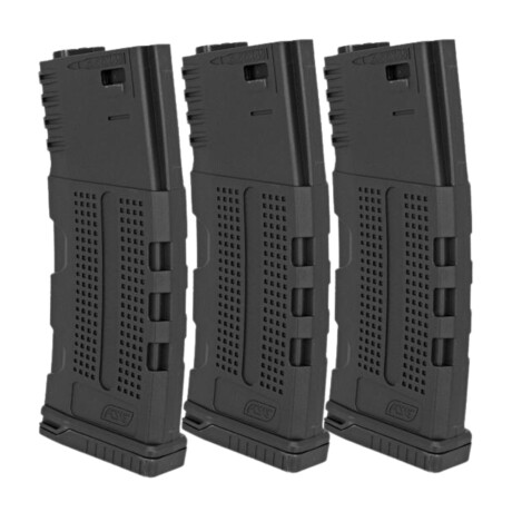 Pack de 3 magazine mid-cap 180 rondas para H-15 Hybrid (Compatible con M4) Pack de 3 magazine mid-cap 180 rondas para H-15 Hybrid (Compatible con M4)