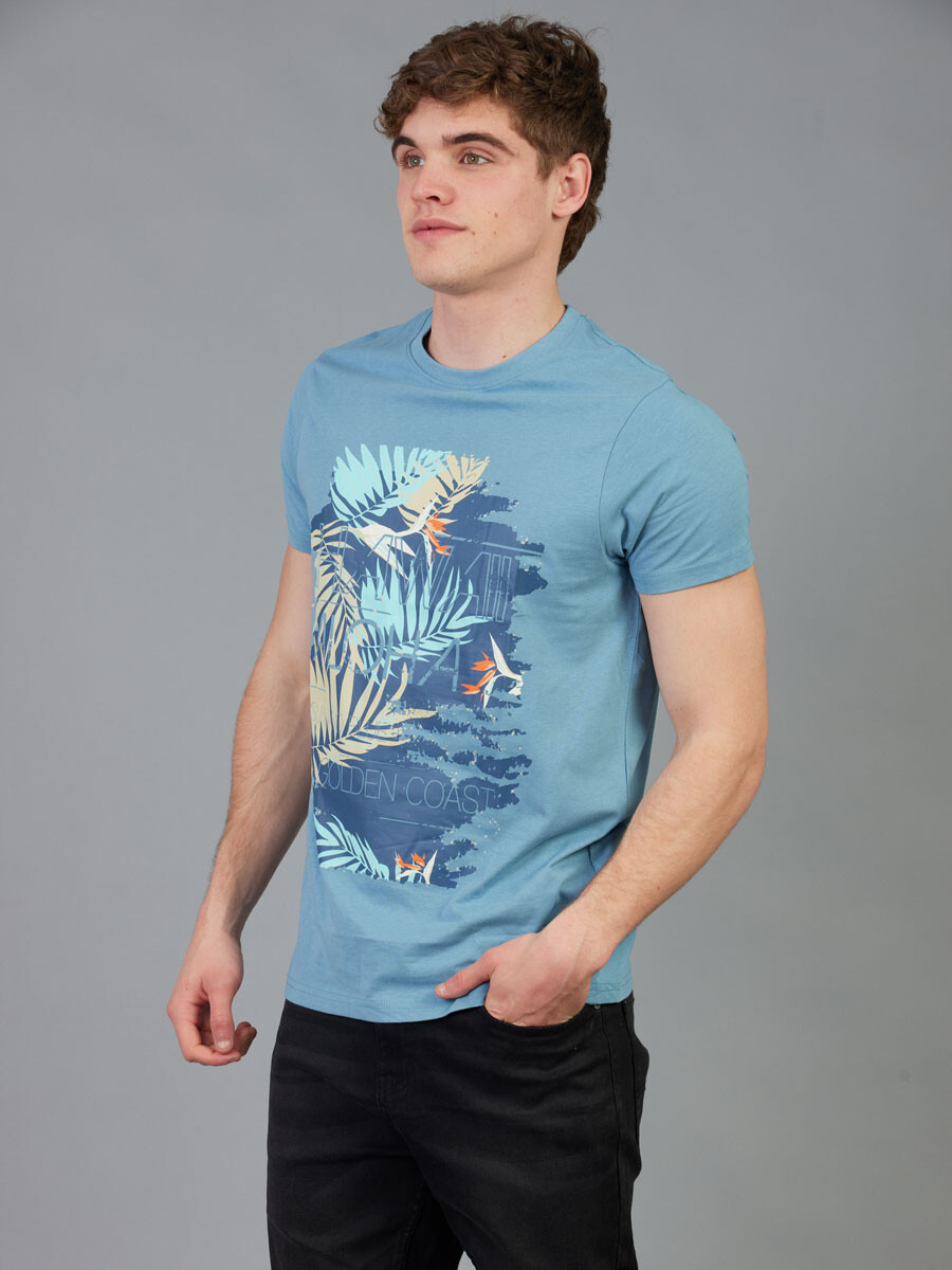 T-SHIRT LONDER PARADOX - Azul 