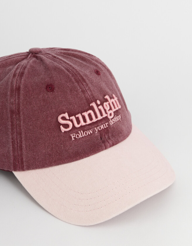 Caps Denim Gorra Canvas Bordada - Combinacion Bicolor